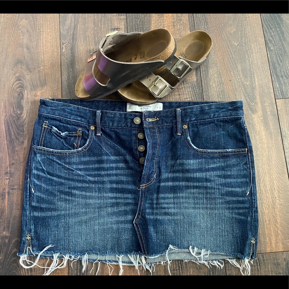 Vintage Abercrombie Jean Mini Skirt